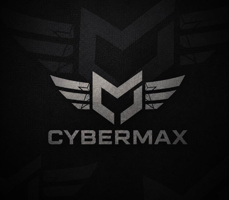 CyberMax winged shield logo